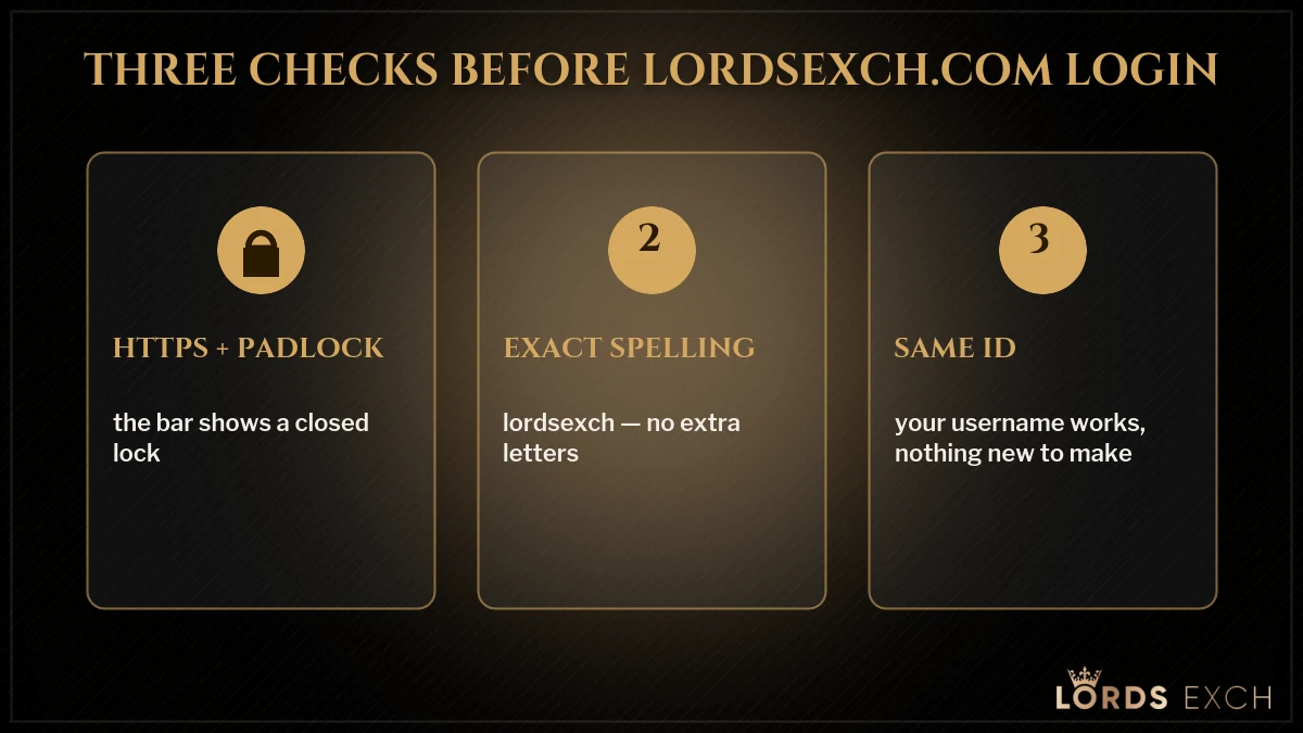 Https lordsexch com padlock check before the Lords Exchange login